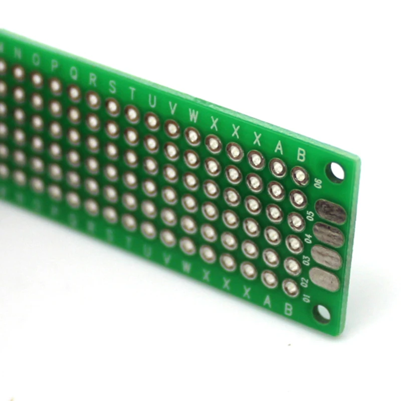 5шт/лот 2х8см Двусторонняя прототипная печатная плата DIY универсальная печатная плата