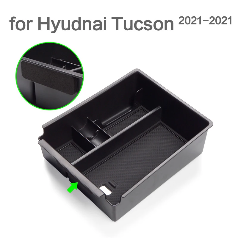 Car Center Console Btorage Box Armrest Box Storage Tray For Hyundai Tucson NX4 2021 2022 Auto Interior Tidying Accessories