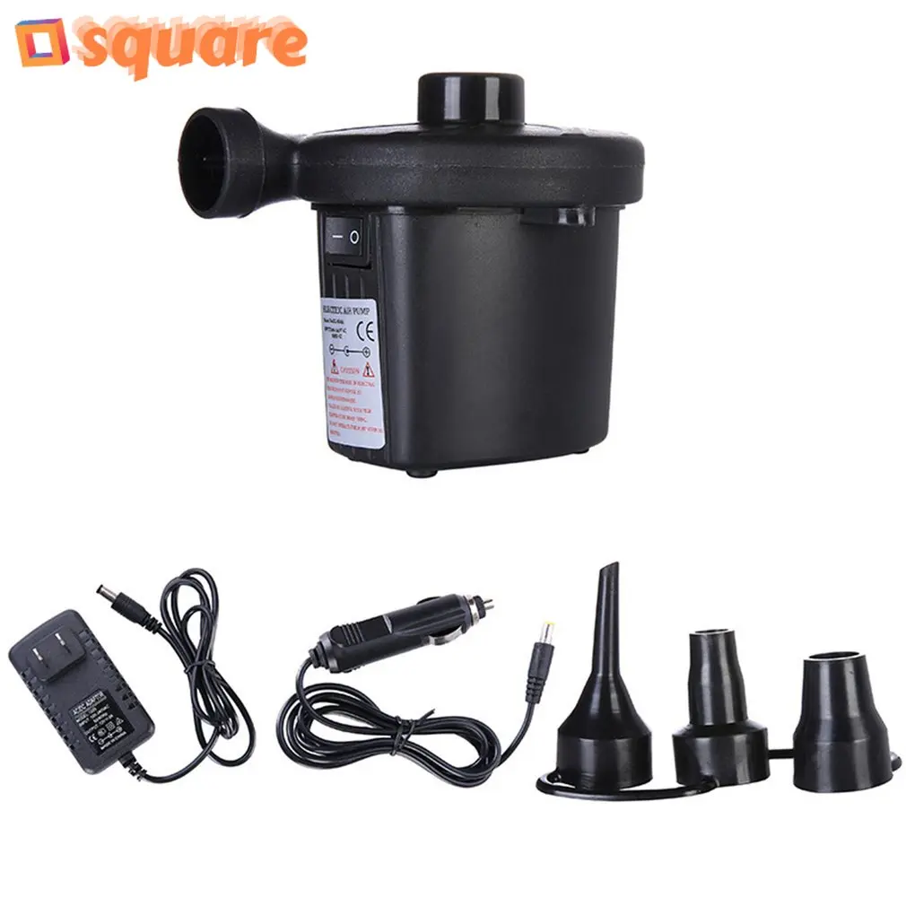 Три вида 668C Портативный электрический воздушный насос матрас для лодки