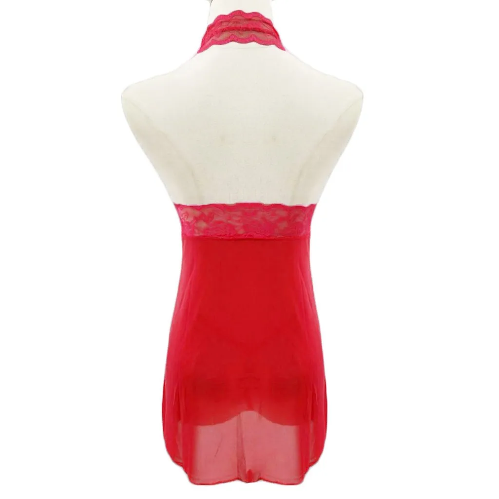 

Sexy Women Home Plus Size S-5XL Lingerie Sleepwear Dress Women Lace Comfortable Lingerie Underwear Nightdress Homewear Hot2019