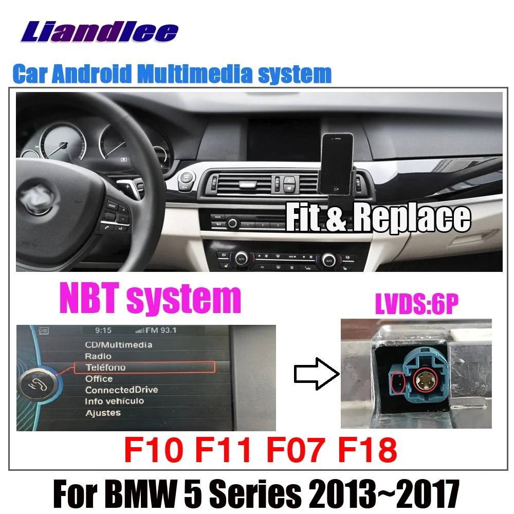 Liandlee Android 9 для BMW 5 серии F10 F11 F07 F18 2011 ~ 2017 CIC NBT стерео автомобильный экран Carplay TV GPS