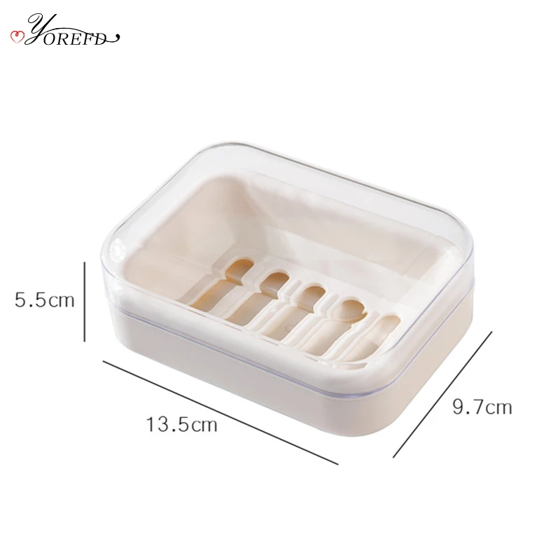 Прозрачная мыльница OYOREFD для ванной большая портативная уличная дорожная