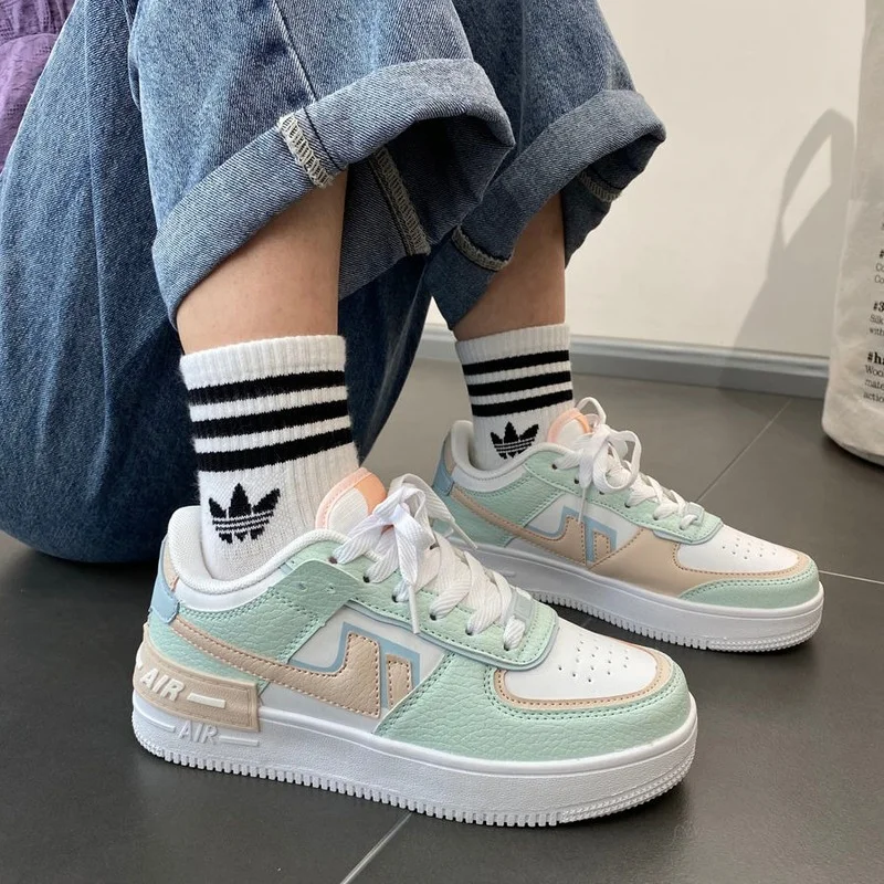 

Women's Sneakers Casual Shoes For Women Tennis Female Flat Shoes Green Sneakers Outdoor Trainer Zapatos De Mujer Women Shoes