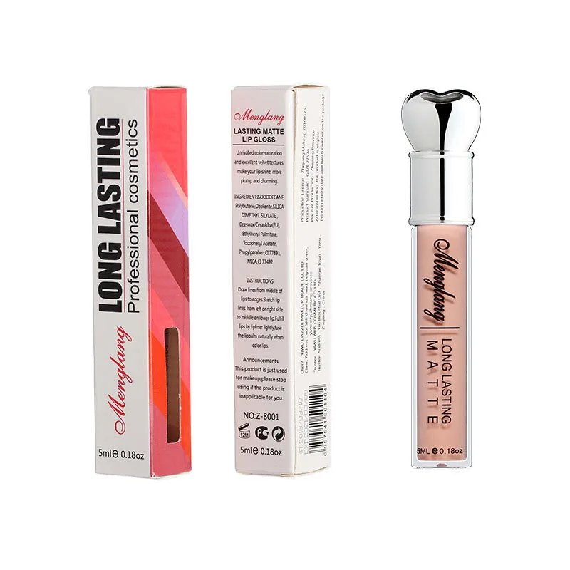 

Fashion Sexy Fog Matte Waterproof Non Staining Cup Non Fading Female Lip Gloss Liquid Lip Glaze Beauty Cosmetics