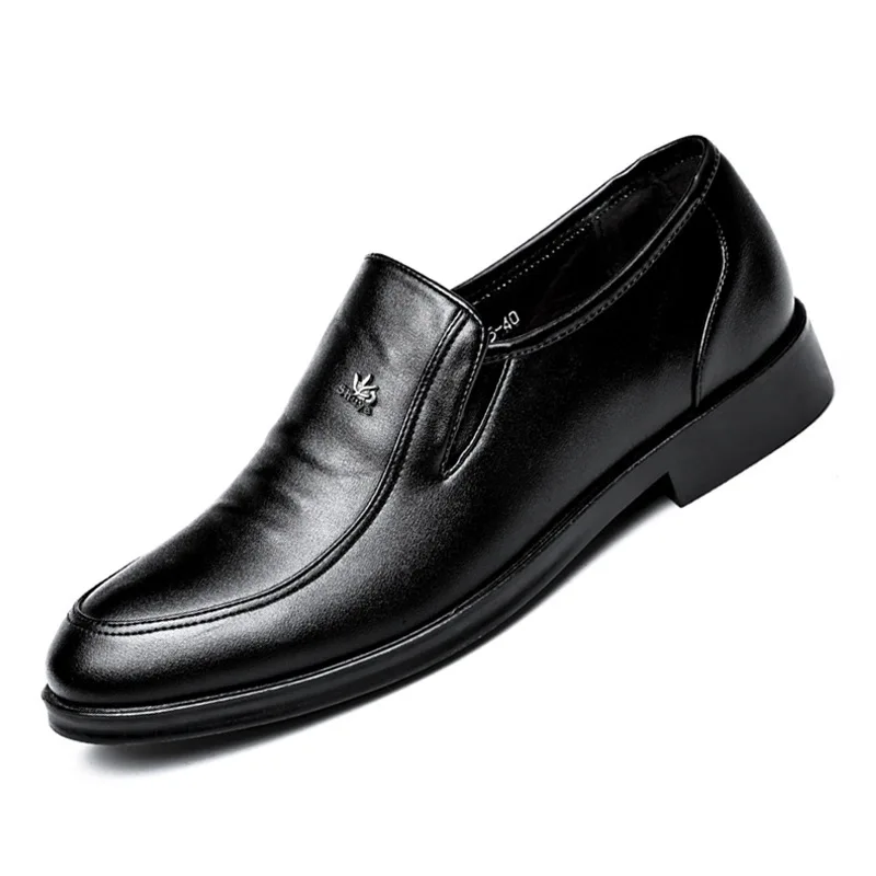 

Nice Pop Men's Quality Cowhide Leather Shoes British Business Extra Soft Leather Man Split Leather Dress Shoes sdf456