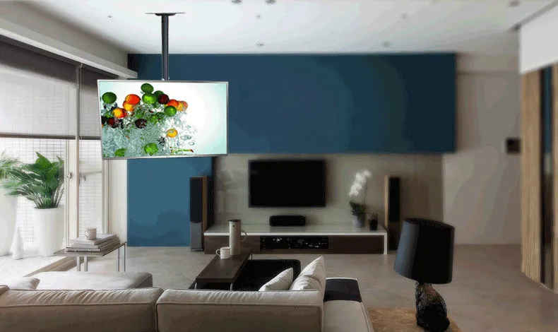 ПОЛНОСТЬЮ Вращающийся Регулируемый потолочный кронштейн для телевизора 13 37