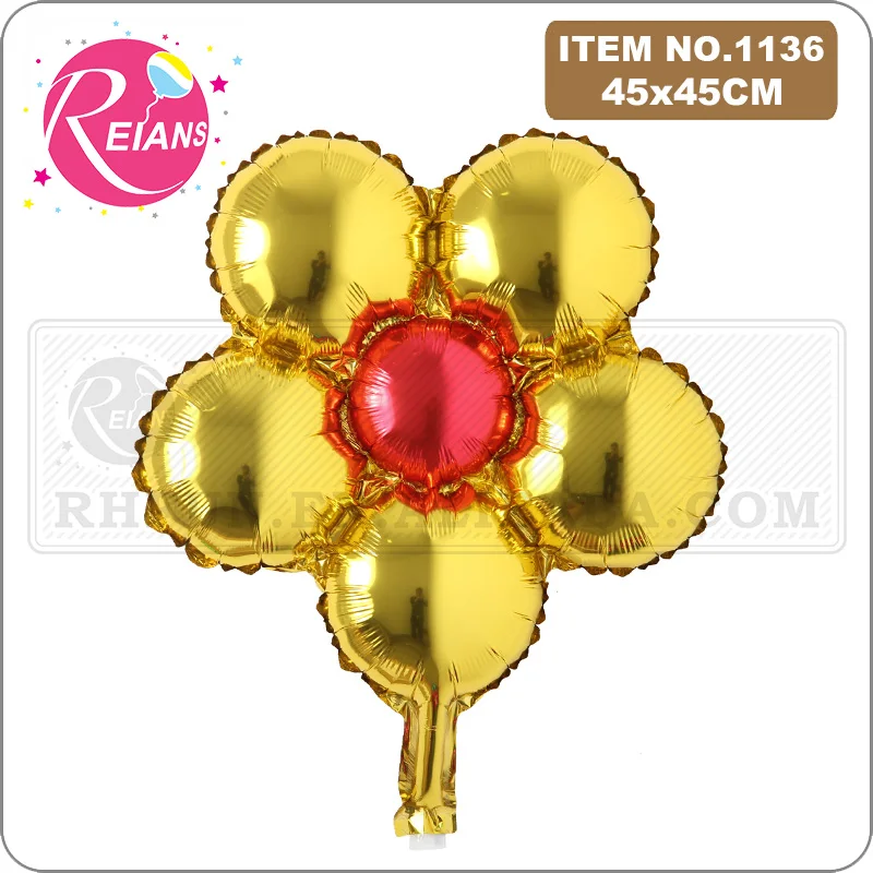 Воздушные шары из алюминиевой фольги с пятью цветами красивые игрушки свадебные