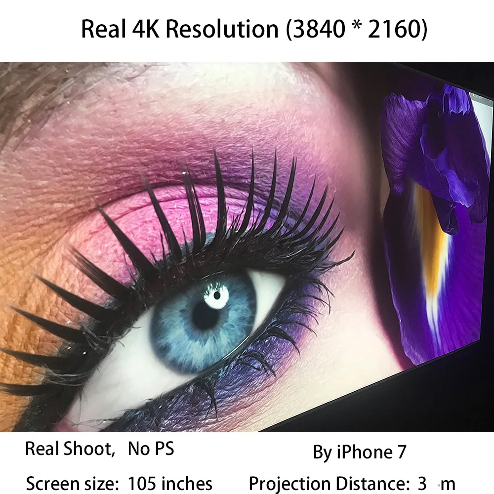 Проектор с Android Wifi Real 4K tv Home Cinema 3D Video Dolby 5 1 Videoprojecteur Proyector| |