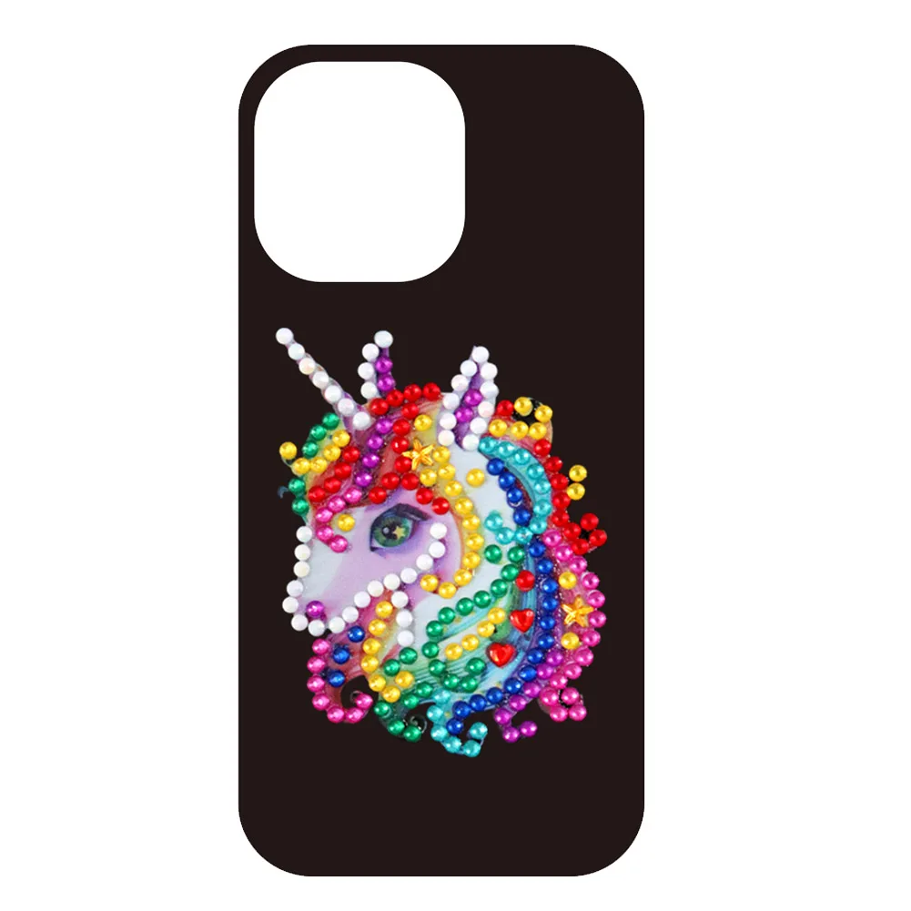 

DIY Diamond Painting Phone Case for iPhone 12 Pro Max Resin Special Shaped Rhinestone Phone Protector Cover Art Kit Gifts