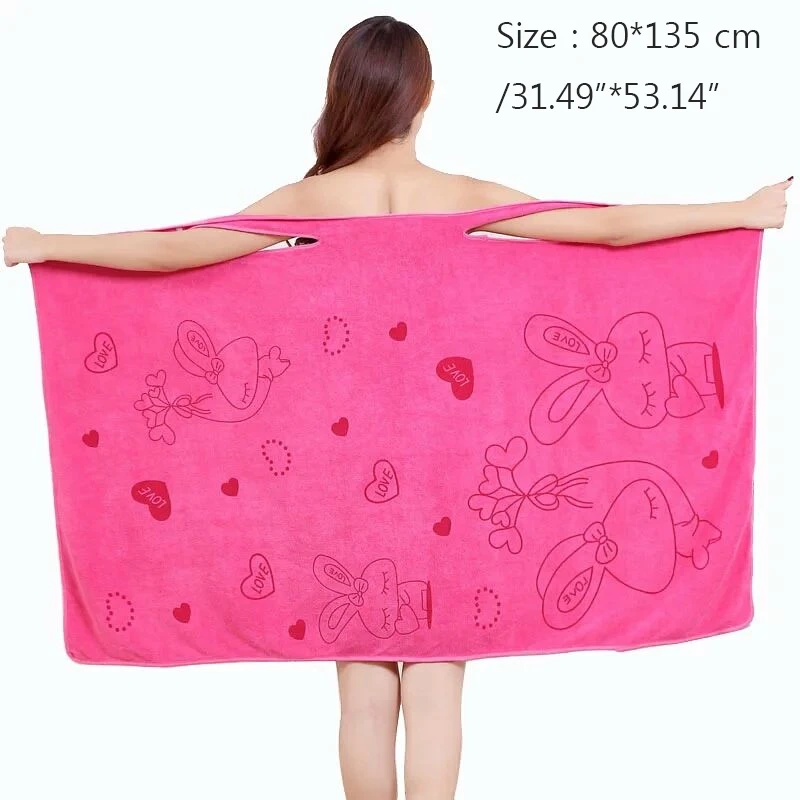 

Bath Towel Absorbent Bath Skirt Soft Lint-Free Quick-Drying Bath Skirt Wrapped Chest Bathing Bathrobe Female Cotton Bath Towel