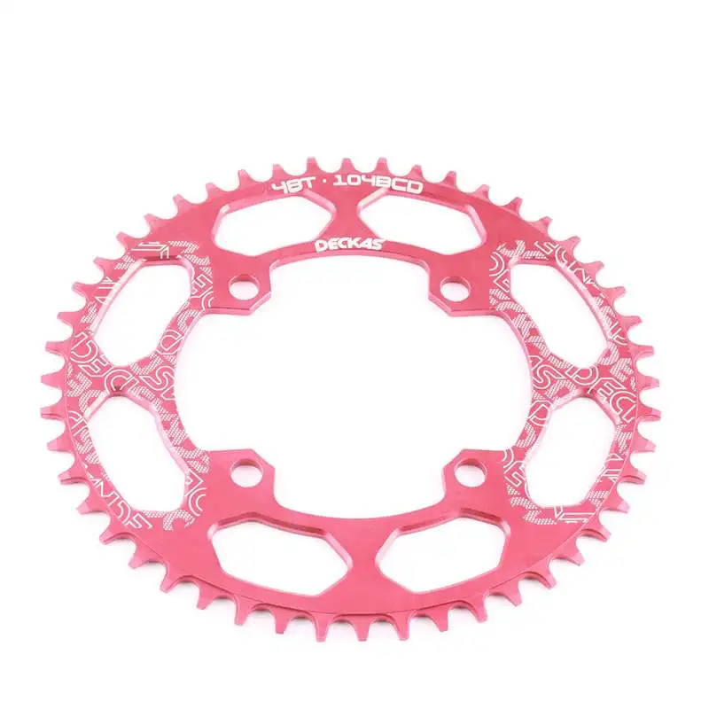DECKAS Овальный 104BCD 40/42/44/46/48/50/52T горный велосипед Звездочка MTB велосипед, способный преодолевать Броды для shimano 8-12 Скоростей диаметра окружности болтов(алюминиевая звездочка