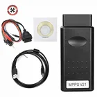 Зарубежный MPPS V21 MPPS кабель ECU чип инструмент для настройки MPPS V21 MAIN + TRICORE + MULTIBOOT с разрывным тросом, бесплатная доставка