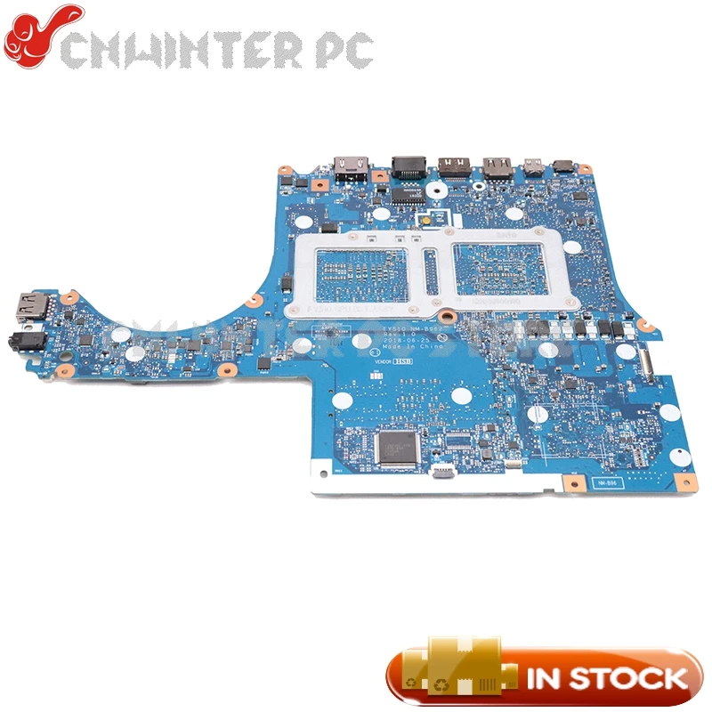 NOKOTION For LENOVO Y7000P Laptop motherboard I7-8750H CPU GTX 1060 6G GDDR5 FY510 NM-B962 5B20S93034 MAIN BOARD