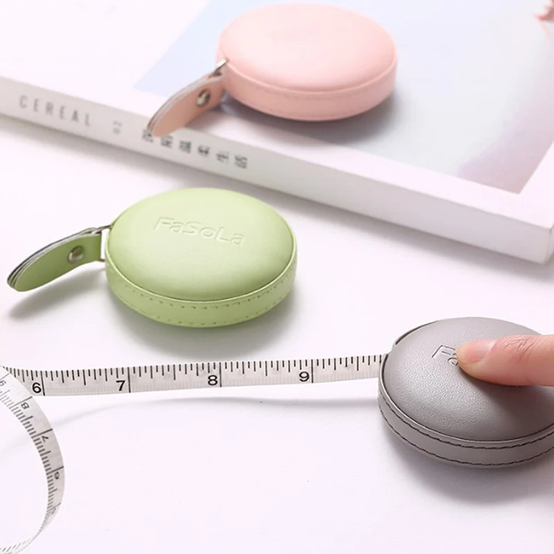 

Hot Sale Mini Tape Measure With Key Chain Plastic Portable 1.5m Retractable Ruler Centimeter/inch Tape Measure