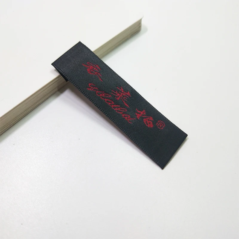 CustomizedDesginlogoSuppliesHighQualityFashion15x60mmClothWoodenShuttleMachineWovenLabelsEndFolderCarmentAccessoriesFreeShipping|woven labels|quality woven labelslabels |