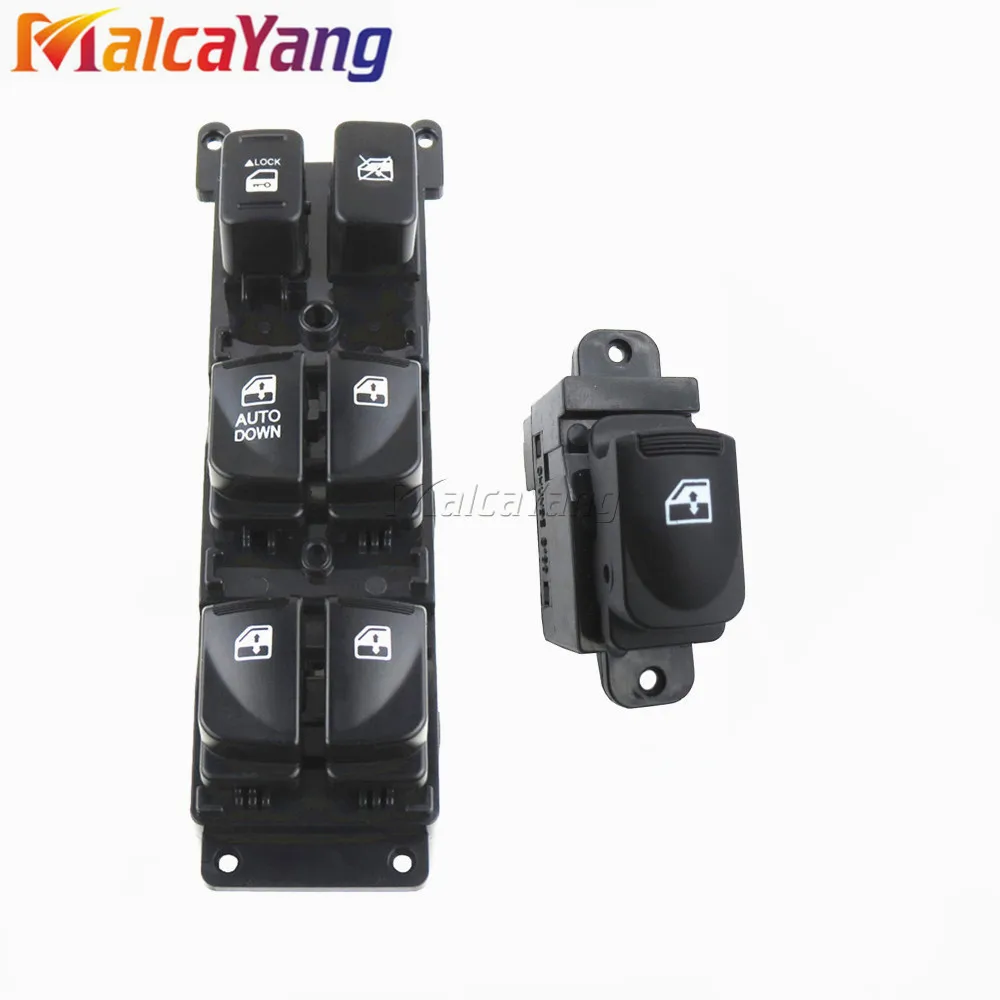 

Main Control Lift Button For Tram Window 93570-1E110 93580-1E000 Power Window Switch For Hyundai Accent 2007-2010 Hight Quality