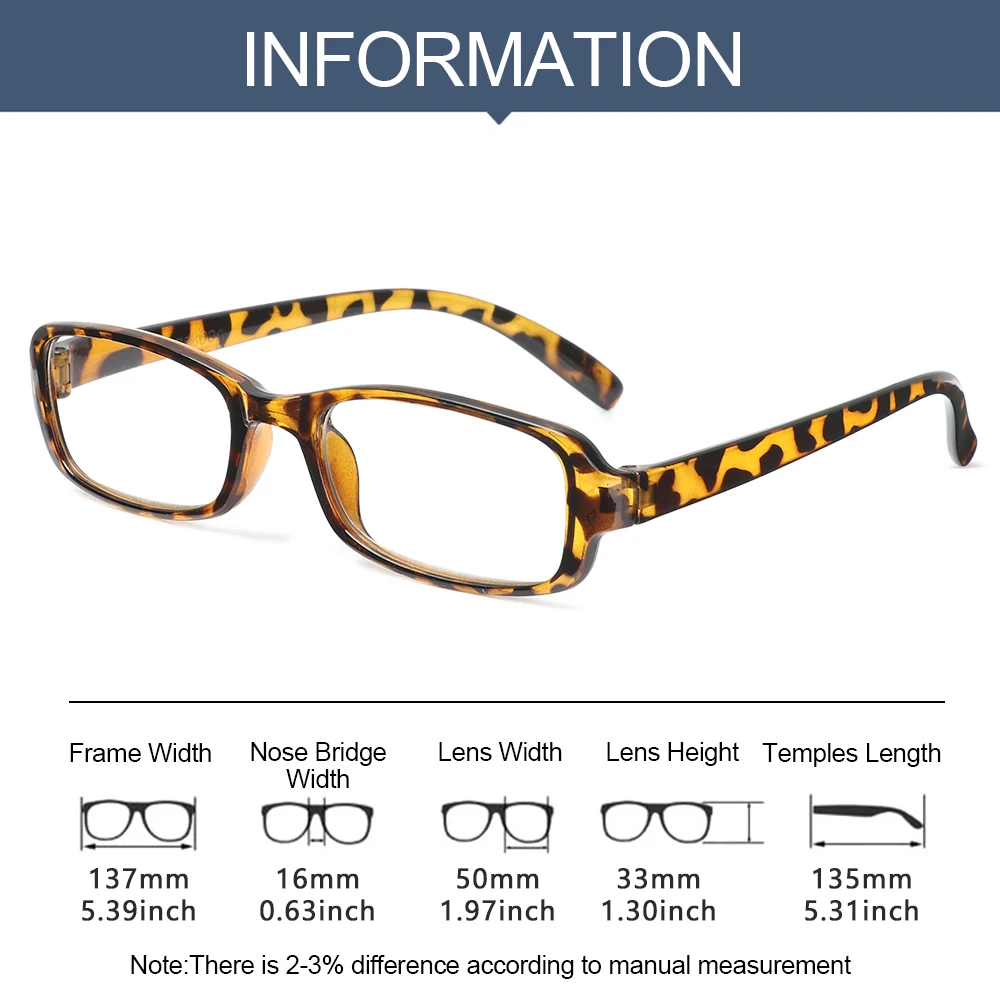 

Fashion Leopard Reading Glasses Urltra-Light Optical Frame Eye Protection Women Portable Elegant Comfortable Eyeglasses Frame