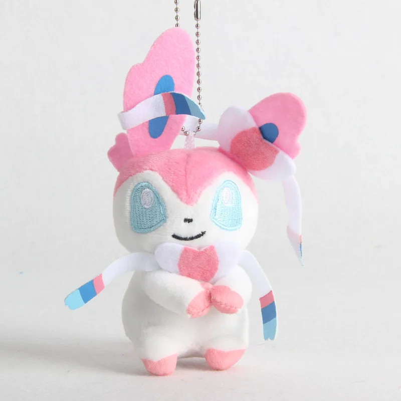 10 см Takara Tomy Pokemon Pikachu Eevee плюшевые игрушки Jigglypuff Charmander Gengar Bulbasaur плюшевые игрушки для детей - Цвет: baiyibu