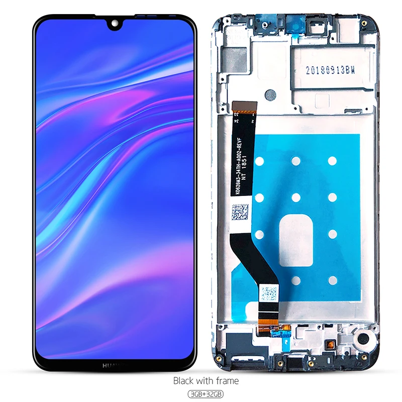 Новый Оригинальный сенсорный ЖК-дисплей для Huawei Y7 Pro Prime 2019 с рамкой запасные