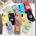 3D silicone cartoon phone holder case for samsung galaxy a51 a71 4G 5G A50 A30 A40 A20 A10 A70 A7 2018 m30s A20E soft cover