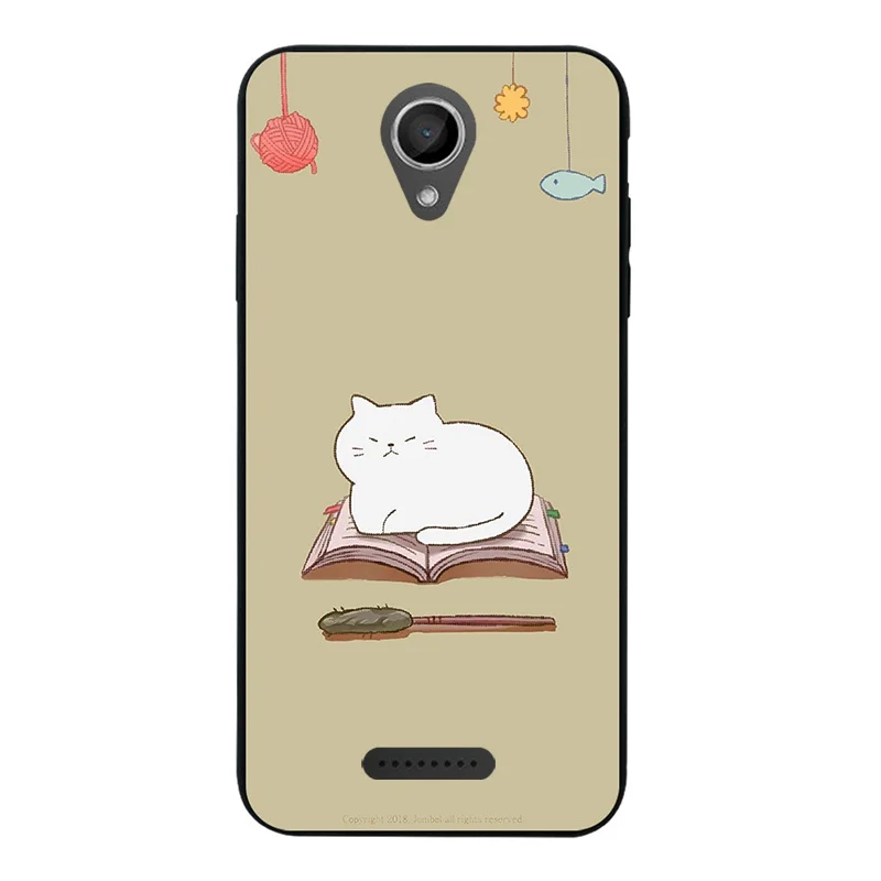 Cat 1 Soft TPU For Google Pixel 2 3 XL Case Cover Wiko Harry Sunny Pulp FAB 4G View |