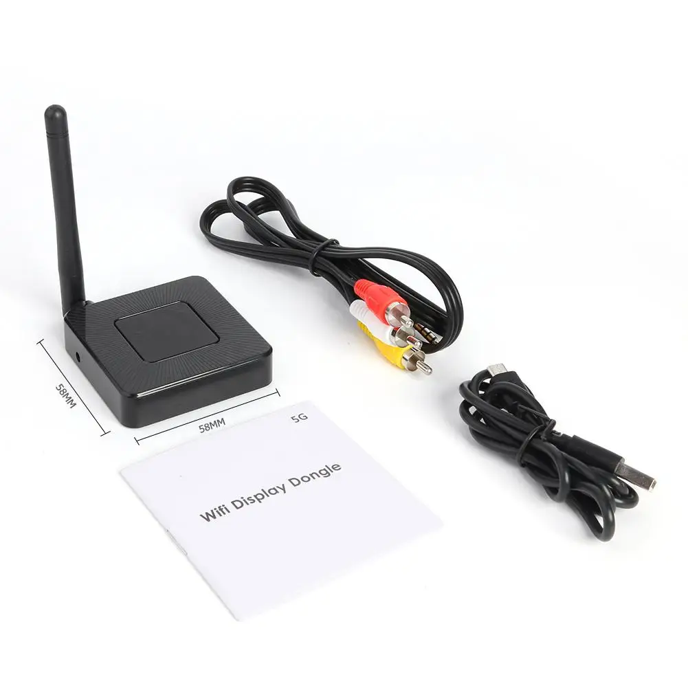 FOR Q4 TV stick 2.4G 5G Car Auto Home Wireless AV RCA Media Streamer Mirroring Screen AirPlay Miracast Android tv anycast | Электроника