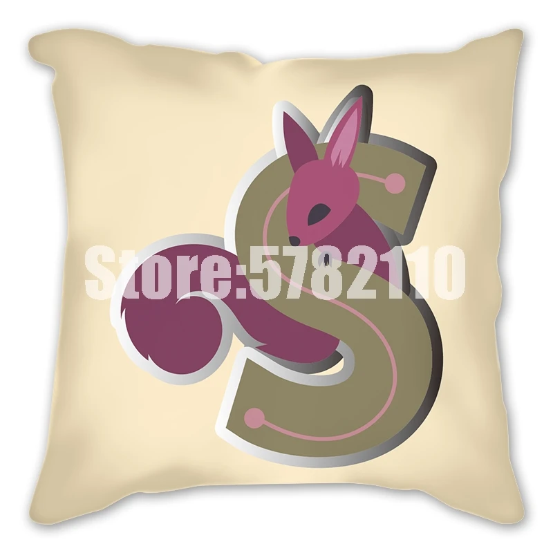 Наволочки с надписью на английском языке подушка принтом жираф лошадь хамелеон