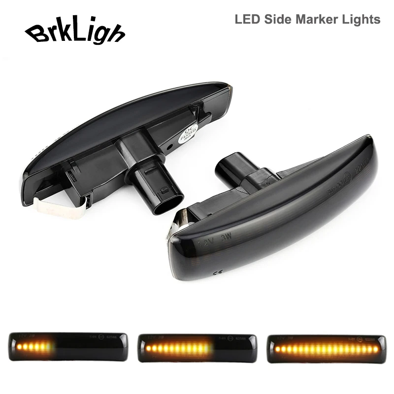 

2Pcs LED Dynamic Turn Signal Side Marker Light For Land Rover LR2 Freeland L359 LR3 LR4 Discovery L319 Range Rover Sport L320