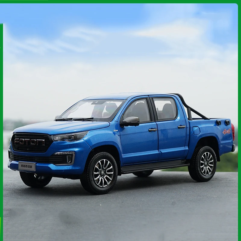 

1:18 Масштаб литой модели Полноприводной трактор FOTON yutu9 Pickup автомобилей 1/18 сплав игрушечный автомобиль миниатюрный коллекция для игрушка дл...