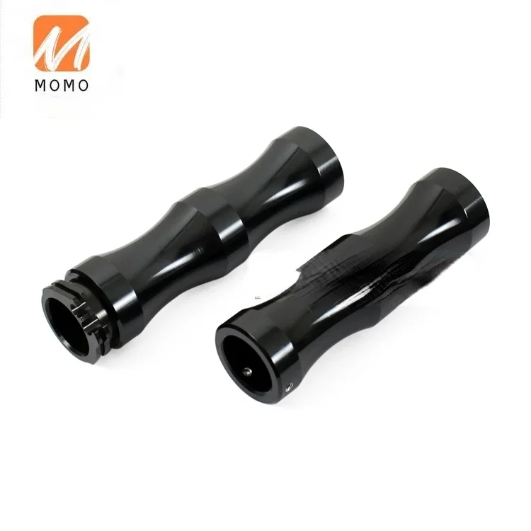 

High Quality Aluminum 1'' Black Motorcycle Hand Grips