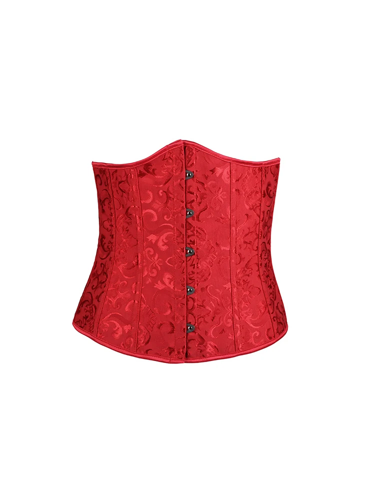 Cheapest Sexy Womens Steel Boned Waist Cincher Underbust Lace Up Corset Bustier | Женская одежда
