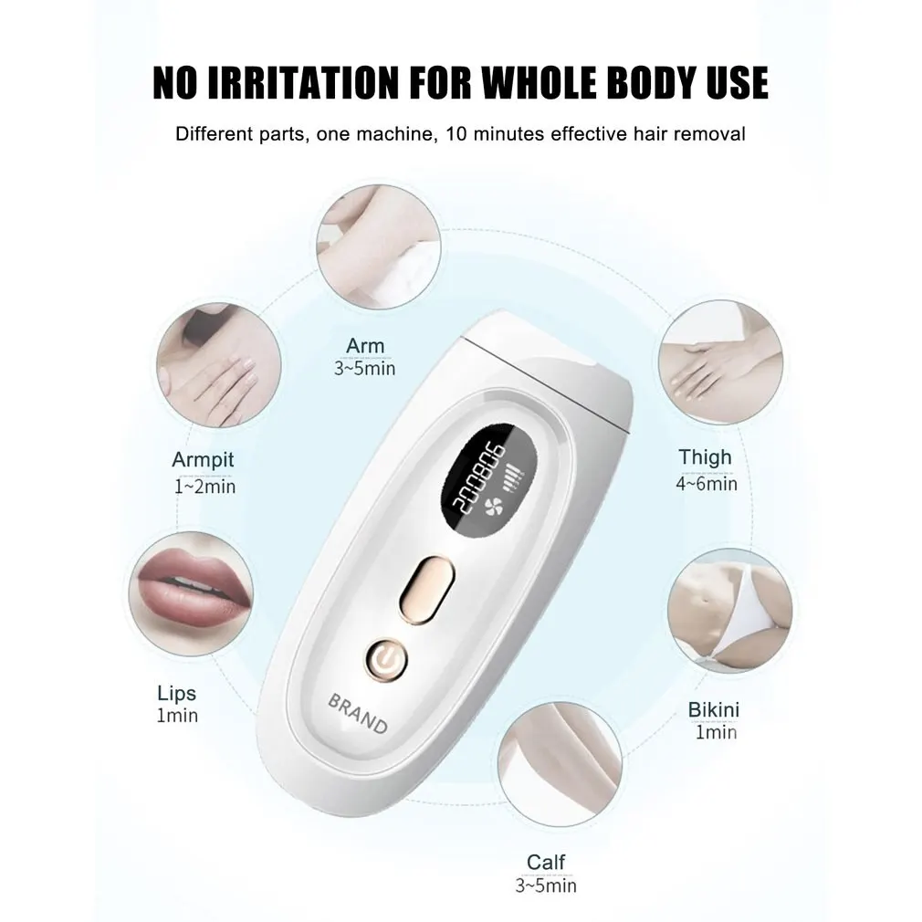 

IPL Epilator Permanent Painless Laser Hair Remover Device For Women Man Upgrade To 999999 Flashes For Facial Legs Body Trimmer