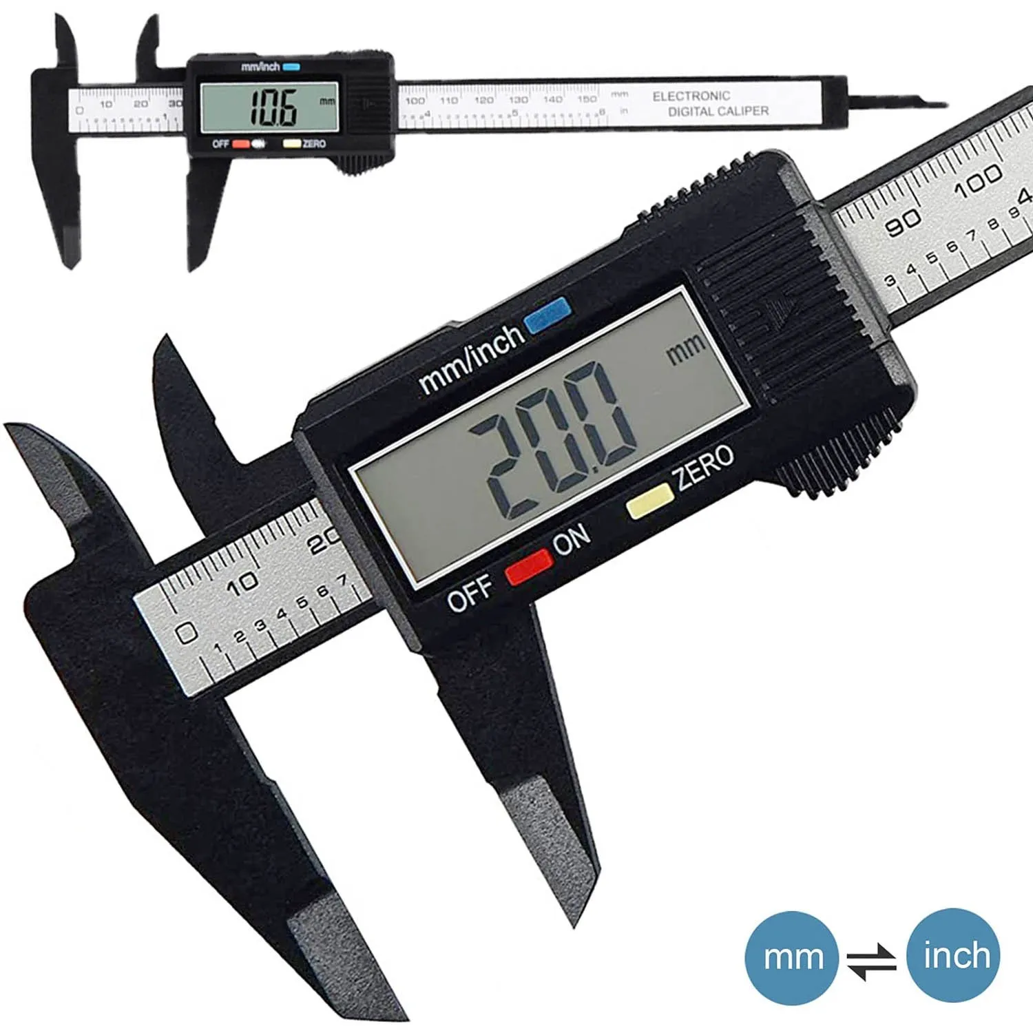 

Mini Electronic Caliper Metal LCD Digital Vernier Caliper Shimano Precision Ruler Carpentry Alignment Measuring Woodworking Tool