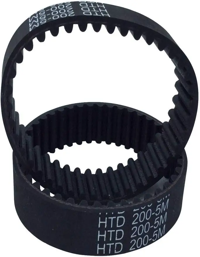 

HTD 5M Rubber Timing Belts Closed-Loop 180/200/205/225/230/240/245/250/255/260/265 mm Length 15mm Width Industrial Timing Belt