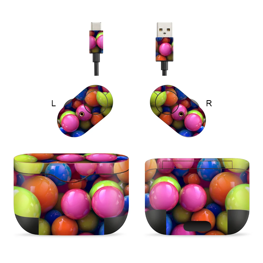 

3M Material Skin Protective Headphone Sticker Personality Decal Skin For sony-wf-1000XM3