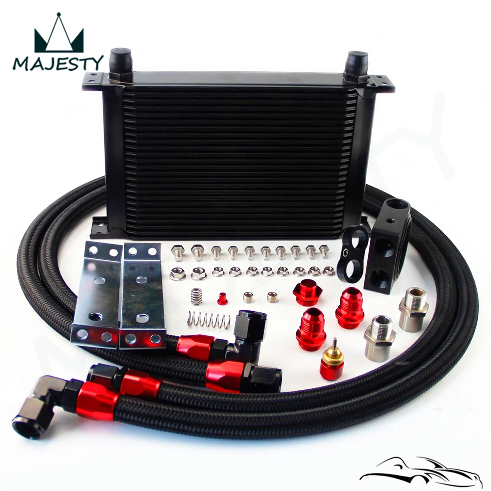 Универсальный AN10 термостатический/термостат сэндвич 25 ряд охладитель масла