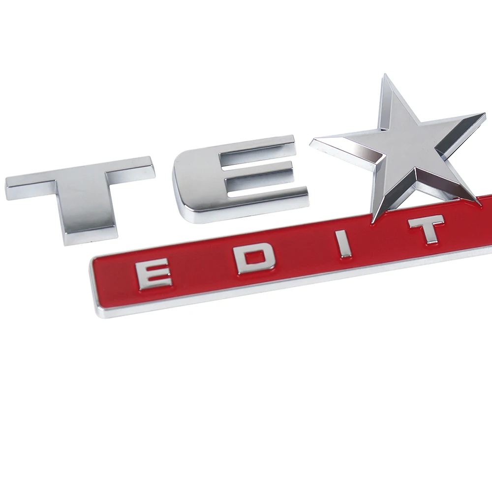 Эмблема «Texas Edition» Эмблема для кузова автомобиля Fender надпись-логотип наклейка с именной табличкой для JEEP Renegade, Wrangler Ford F150 F100 F250 автомобильного тюнинга