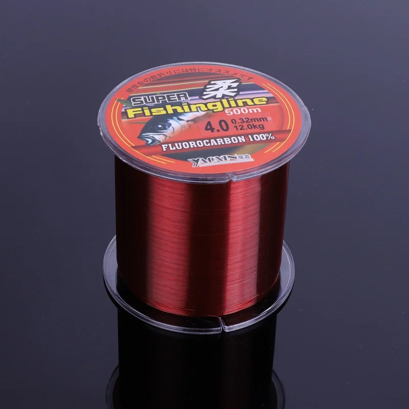 

500M High Weight Nylon Fishing Line Monofilament Leader Fly Line Super Strong Abrasion Resistance Wire For Freshwater Saltwater