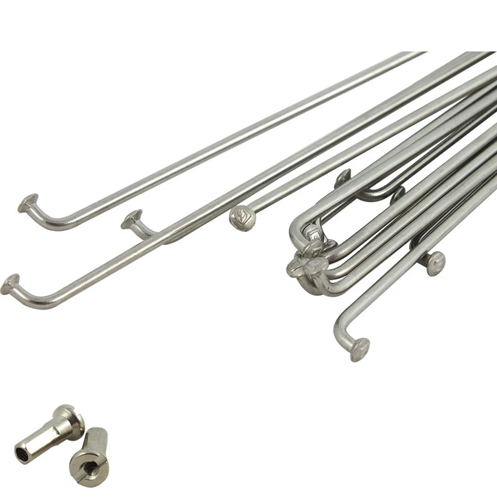 10 шт 14 г велосипедные спицы с сосками из нержавеющей стали для горного и