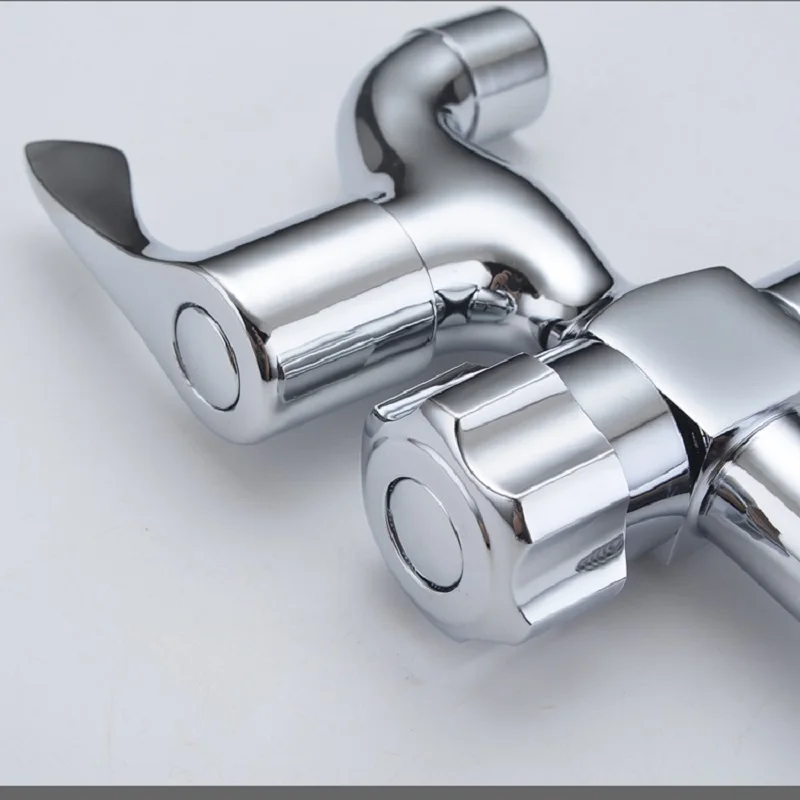 

Toilet Diverter 1 In 2 Out Faucet Adapter Connector For Bath Dual Purpose Angle Valve Electroplated Spray Gun Bracket Water Save