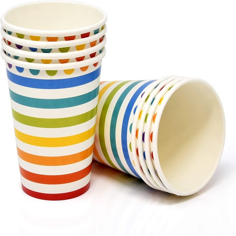 

Rainbow Party Decorative Disposable Tableware Set Holiday Event Catering Supplies