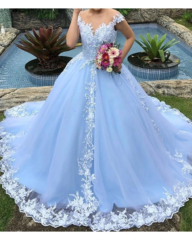 2020 Горячая Распродажа Бальное Платье Свадебные Платья с отвесным вырезом и