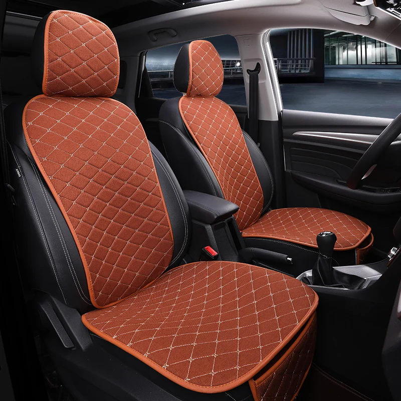 Льняные чехлы на автомобильные сиденья для Honda шаттл инспектор XRV 2 шт. передние