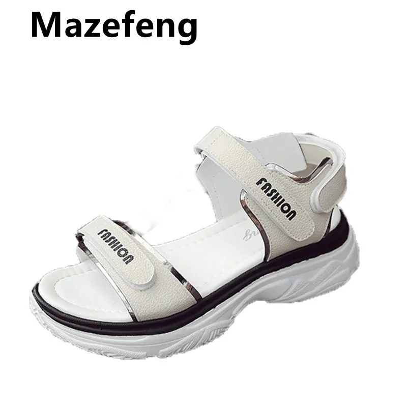 

Women Sandals Flat Shoes Buckle Strap Hook&Loop Comfortable Women Sandals Plus Size Solid Casual Shoes Women Flat Sandals 2021