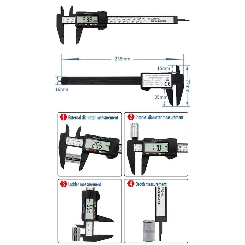 

Digital Angle Finder Protractor Ruler & Level Tool, Multifunction Level Ruler