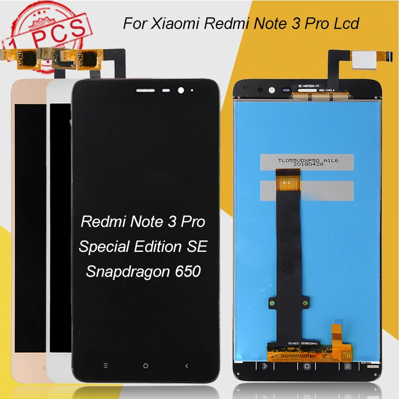 Dinamico 1 шт./лот 152 мм Note 3 Pro SE дисплей для Xiaomi Redmi Lcd сенсорный экран дигитайзер сборка