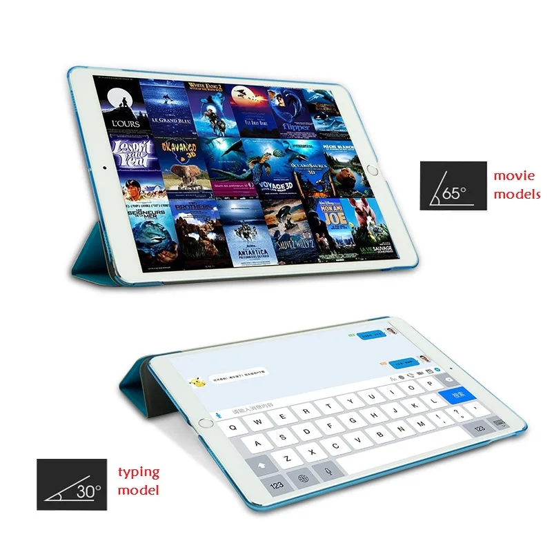 Тонкий чехол-книжка для iPad mini чехол 7 9 дюйма умная флип-подставка 2 3 A1432 A1490