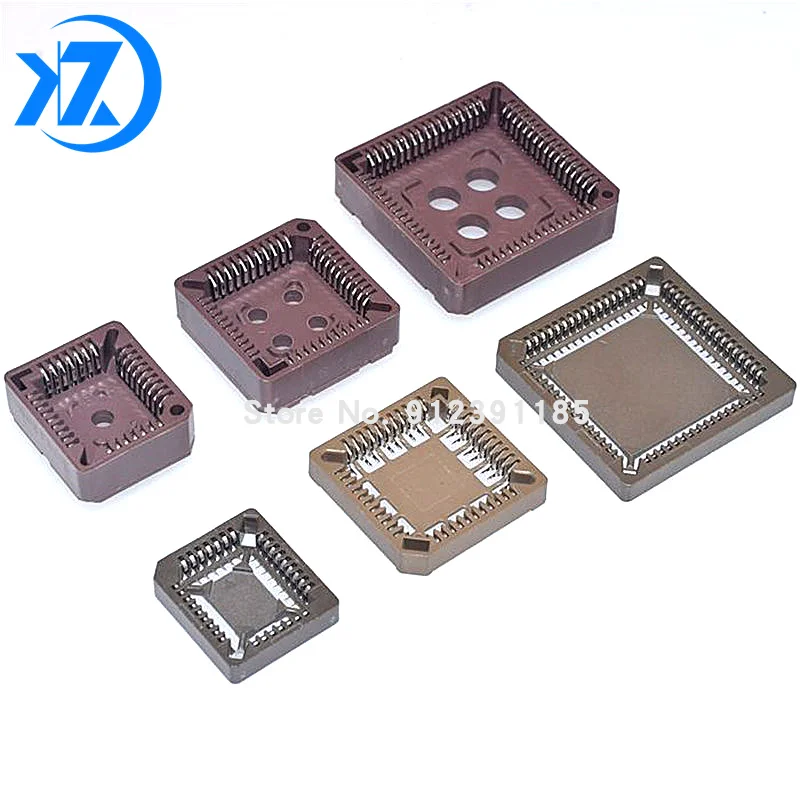 10 шт. PLCC IC socket PLCC32 PLCC44 PLCC68 PLCC84 SMD DIP Socket adapter | Строительство и ремонт