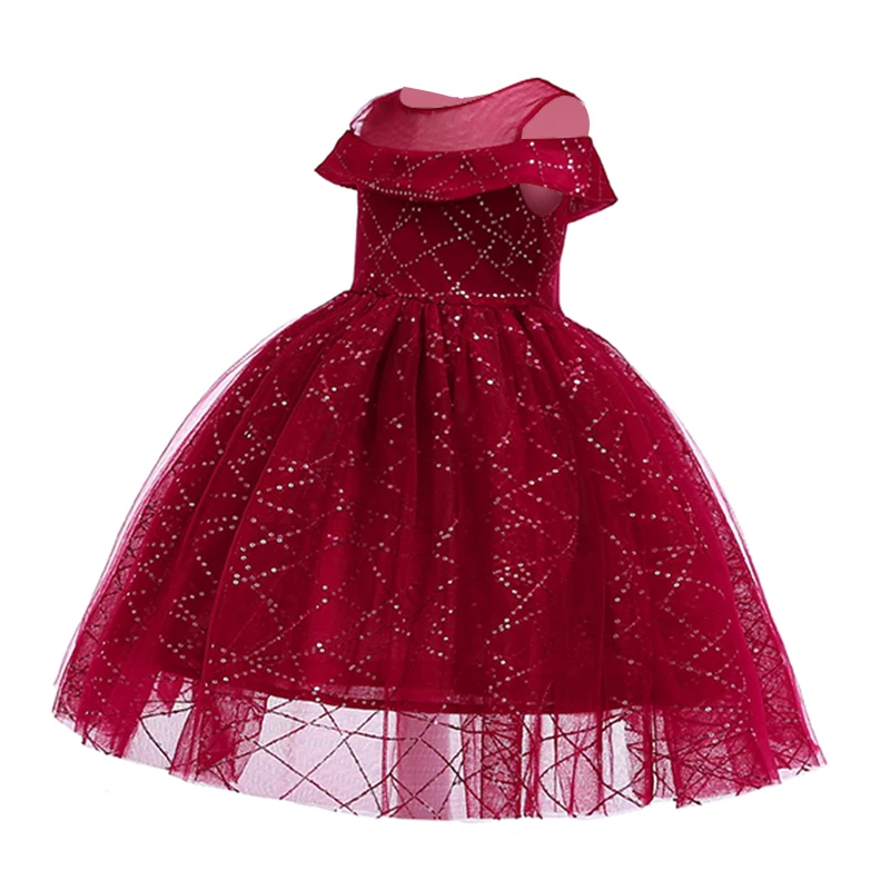 Летнее платье для девочек однотонная модная детская одежда платья От 3 до 8 лет