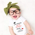 Детский комбинезон с коротким рукавом, с принтом